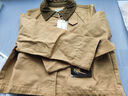 馬登巴恩風(fēng)美式工裝圣達菲夾克燈芯絨拼接帆布外翻領(lǐng)上衣秋季女 卡其色 XL 曬單實(shí)拍圖