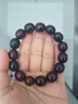 晶嶼正宗印度小葉紫檀散珠珠子金星老料檀木單顆佛珠手串手鏈項鏈配飾 曬單實(shí)拍圖