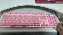 MageGee 机械风暴套装 真机械键盘鼠标套装 女生键鼠套装 背光游戏台式电脑笔记本键鼠套装 粉色白光 青轴 实拍图