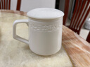 匠仙 林明輝大師德化白瓷茶杯陶瓷家用手工浮雕功夫茶具個(gè)人大容量帶蓋過(guò)濾辦公老板杯高端禮盒裝收藏 壇說(shuō)祥云杯-林明輝 曬單實(shí)拍圖
