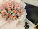 馨儀鮮花速遞粉玫瑰花束送女友生日禮物全國同城花店配送 52朵粉玫瑰花束-我愛(ài)你 曬單實(shí)拍圖