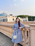 Polo Ralph Lauren 拉夫勞倫女裝 經(jīng)典款配腰帶條紋棉質(zhì)襯衫式連衣裙RL23961 410-海軍藍 XS (2) 曬單實(shí)拍圖