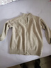 皮爾卡丹（pierre cardin）秋冬羊毛雙拉鏈針織開(kāi)衫女立領(lǐng)百搭落肩羊毛衫百搭外套毛衣 原絨駝 M 曬單實(shí)拍圖