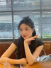 HEFANG何方珠寶閃閃咖啡豆耳環(huán)耳飾女士輕奢高級感七夕情人節(jié)禮物送女友 金色 曬單實拍圖