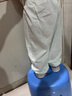 兒童防蚊褲夏季男童女童純棉薄款束腳褲男女寶寶網眼棉運動褲透氣 可愛麋鹿 100 cm 推薦身高89-98cm 曬單實拍圖