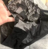 莫代爾性感無(wú)痕內褲女中腰蕾絲透明網(wǎng)紗鏤空純欲情調提臀大碼三角褲 粉+紅+黑 L 111-130斤 曬單實(shí)拍圖