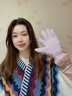 蘇木佰（SOMUBAY）兔子耳朵手套女冬季騎車(chē)冬款可愛(ài)保暖觸屏騎行女士電動(dòng)車(chē)加絨冬天 奶白【加絨加厚】 均碼 曬單實(shí)拍圖