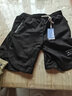 擼鐵狼運動(dòng)短褲男速干寬松透氣吸汗潮款休閑跑步訓練健身五分褲 石墨黑 XL 曬單實(shí)拍圖
