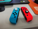 Nintendo Switch任天堂switch原裝二手joycon手柄jc 可刷amibo 支持健身環(huán)HD震動(dòng) 98星紅藍一對 帶原裝手繩 曬單實(shí)拍圖