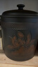 UHFV建水紫陶云南建水紫陶茶葉罐陶瓷特大號(hào)散茶缸米缸原礦密封防潮普 18號(hào) 缸 散茶1kg 8餅 曬單實(shí)拍圖