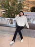 矜持范棒球服外套女秋冬新款2025學(xué)生加絨寬松慵懶百搭短款夾克立領(lǐng)上衣 白色春秋 薄款 S 90 曬單實(shí)拍圖