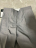 By Creations【可機洗羊毛】柏品商務(wù)西褲男士商務(wù)通勤長褲易打理直筒休閑褲子 淺灰色 48 曬單實拍圖