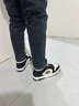 森馬男鞋2024秋冬新款高幫運(yùn)動(dòng)休閑鞋子男款百搭潮流軟底舒適時(shí)尚板鞋 白黑加絨款 43 曬單實(shí)拍圖