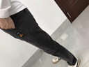 啄木鳥(niǎo)牛仔褲男秋冬季新款加絨修身彈力直筒褲男青年潮牌百搭長(cháng)褲子男潮 139灰色（80%顧客選擇） 31 （建議125-145斤） 曬單實(shí)拍圖
