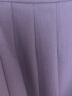 麦檬A字半身裙MM麦檬商场同款24春季灰色裙简约百褶裙女5F2241761 深灰 160/64A/M 实拍图