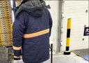 北沐晨冷庫凍庫專用防寒服套裝工作服加厚棉衣棉褲背帶褲男勞保服棉大衣 藏藍(lán)色 4XL /190 曬單實(shí)拍圖