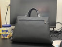 WILLIAMPOLO男士公文包商務(wù)手提包通勤電腦包大容量辦公出差文件包13英寸 曬單實(shí)拍圖