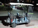 音舒雅電動(dòng)三輪車雨棚車篷遮陽(yáng)棚加厚擋風(fēng)雨休閑車全封閉透明防雨罩冬季 雙頂款 （支架+頂+雨簾） 長(zhǎng)175寬80cm 曬單實(shí)拍圖