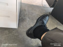 红蜻蜓男士正装商务皮鞋德比鞋婚鞋内增高男鞋 WTA7376 黑色41 实拍图