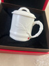 匠仙張國進(jìn)德化羊脂玉白瓷茶杯個(gè)人陶瓷辦公大號過(guò)濾水杯高檔伴手禮 節節高升（?。﹥杉祝o(wú)過(guò)濾） 曬單實(shí)拍圖