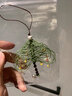暢印小紅書(shū)同款圣誕節禮物手工編織原創(chuàng  )圣誕樹(shù)情侶鑰匙扣掛件學(xué)生包掛 黃色＋粉色圣誕樹(shù)掛件2個(gè) 曬單實(shí)拍圖