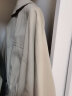 【英伦风】Marisfrolg/玛丝菲尔2021年秋冬新款浅卡其色气质风衣短款外套女 浅卡其色 L 晒单实拍图