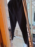 德佐姆羅排扣褲男潮流全開(kāi)扣束腳側排籃球訓練褲紐扣褲運動(dòng)休閑寬松長(cháng)褲男 半開(kāi)黑【加絨加厚款】 3XL 曬單實(shí)拍圖