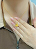 中國黃金（CHINA GOLD）黃金項鏈女士足金魔法天使吊墜七夕情人節(jié)禮物送女友老婆 足金天使吊墜約1.5g*配銀鏈 曬單實拍圖