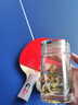 格亞（GEYA）尋春玻璃杯雙層泡茶杯男女士高檔茶杯便攜辦公矮胖花茶迷你水杯子 單層【高檔禮盒裝】240ml 曬單實(shí)拍圖