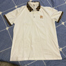 啄木鳥(niǎo)t恤男翻領(lǐng)夏季潮流男士短袖冰絲棉polo汗衫2026夏款高端體恤半袖T 白色 XL【推薦120-135斤】 曬單實(shí)拍圖