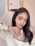 之巖（ZhiYan）s999足銀手鏈女生水晶天使之翼鑲手環(huán)時尚首飾品生日禮物送女友 天使之翼（藍鋯） 精美禮盒 曬單實拍圖