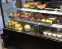 樂創(chuàng)（lecon） 商用蛋糕柜展示柜冷藏水果甜品保鮮柜弧形直角臺(tái)式風(fēng)冷玻璃冰柜玻璃陳列柜西點(diǎn)柜甜品柜 風(fēng)冷直角+除霧+保濕+白色 0.9米臺(tái)式后開門 曬單實(shí)拍圖