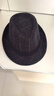 暢印帽子男春秋禮帽男帽子冬毛呢保暖秋冬中老年人爵士帽冬天老人帽 S-200灰黑色 頭圍58cm左右 曬單實(shí)拍圖