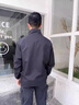 八仟流沖鋒衣定制工作服印logo春秋季4S店汽車(chē)銷(xiāo)售團(tuán)體防風(fēng)防水工裝外套 【三防科技-親膚有型】黑色 L 曬單實(shí)拍圖
