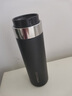 助家樂（HPMILY）一鍵速開車載保溫杯316不銹鋼大容量杯子速彈茶水分離父親節(jié)禮物 【一鍵開蓋】茶水分離黑色 450ml 曬單實(shí)拍圖