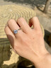 BOEAY鉆戒一克拉結(jié)求婚戒指莫桑鉆石戒指女款純銀鐘久久七夕情人節(jié)禮物 【鉆戒禮盒】免費刻字 曬單實拍圖