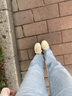 飛躍（Feiyue）官方少林魂經(jīng)典帆布鞋男女情侶款休閑運動(dòng)鞋子舒適透氣學(xué)生單鞋 米/酒紅 36偏大1碼 曬單實(shí)拍圖