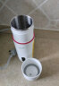德尔玛（Deerma）便携式烧水壶 电热水杯可盖盖烧水控制温度 冲茶泡奶便携带安全泄压阀DEM-DR035S 实拍图