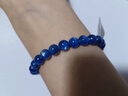 鉑莎尼藍晶石手鏈水晶寶石藍晶石手串時(shí)尚送女友生日節日禮物 水晶寶石藍手串珠   珠徑約9mm 曬單實(shí)拍圖