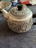 傾城銀樓 銀茶壺 999足銀茶具實(shí)用隔熱功夫泡茶杯送長(zhǎng)輩禮品父親節(jié)禮物 單個(gè)龍茶壺-200克 曬單實(shí)拍圖