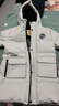 雪中飛兒童羽絨服男女童戶外抗寒防潑水時(shí)尚加厚羽絨服冬季防風(fēng)滑雪服 黑色 170 曬單實(shí)拍圖