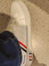 者顿春夏季男鞋子男士运动鞋包平板鞋休闲鞋皮鞋帆布鞋莆田小白鞋 YJ-8618白红（偏小一码） 43 实拍图