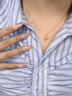 中國黃金（CHINA GOLD）余生有你黃金項鏈女海豚足金吊墜七夕情人節(jié)禮物送女友老婆生日 足金余生有你吊墜-贈S925鏈 曬單實拍圖