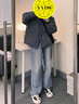 BMOI小個子短款羽絨服女2025冬新款立領(lǐng)韓系寬松顯瘦面包服白鴨絨外套 影子灰 M 110-135斤 曬單實(shí)拍圖