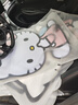 Hello Kitty汽車(chē)坐墊單個(gè)主駕駛四季通用女士車(chē)內座墊可愛(ài)女神款墊子冬季毛絨 西柚粉【坐墊*1+靠背*1】毛絨款 曬單實(shí)拍圖