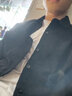 viishow日系cityboy打底襯衫男vintage美式休閑疊穿內(nèi)搭襯衣 啞光黑 XL 曬單實(shí)拍圖