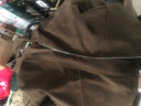 衣典零一（LEDIALYI）加絨加厚派克棉服女短款2024冬季女裝新款中年寬松棉衣棉襖子外套 咖色 L（推薦140-160斤） 曬單實(shí)拍圖