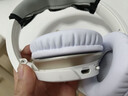 貓倫適用鐵三角AR3BT耳機(jī)套ATH-AR3IS耳罩AR1IS耳機(jī)罩保護(hù)套ar3bt/ar3is/ar1is頭梁套海綿套替換配件 【親膚蛋白皮】白色耳套一對(duì) 曬單實(shí)拍圖