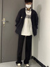 羅蒙冰絲戶外防曬衣男2025夏季新款男士寬松大碼防曬服男生薄外套 黑色 【UPF50+】 XL 體重145-160斤 曬單實(shí)拍圖