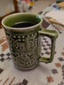乾唐軒活瓷龍鳳 杯子陶瓷茶杯泡茶杯 茶杯個(gè)人專(zhuān)用高端 送人送朋友 小龍鳳 耀州綠 曬單實(shí)拍圖